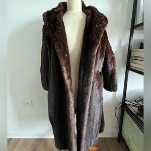Carson Pirie Scott Mink Mid Length Fur Coat